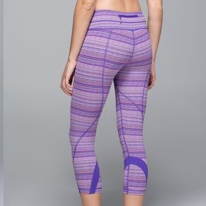 Lululemon Run Inspire Crop II leggings size 8